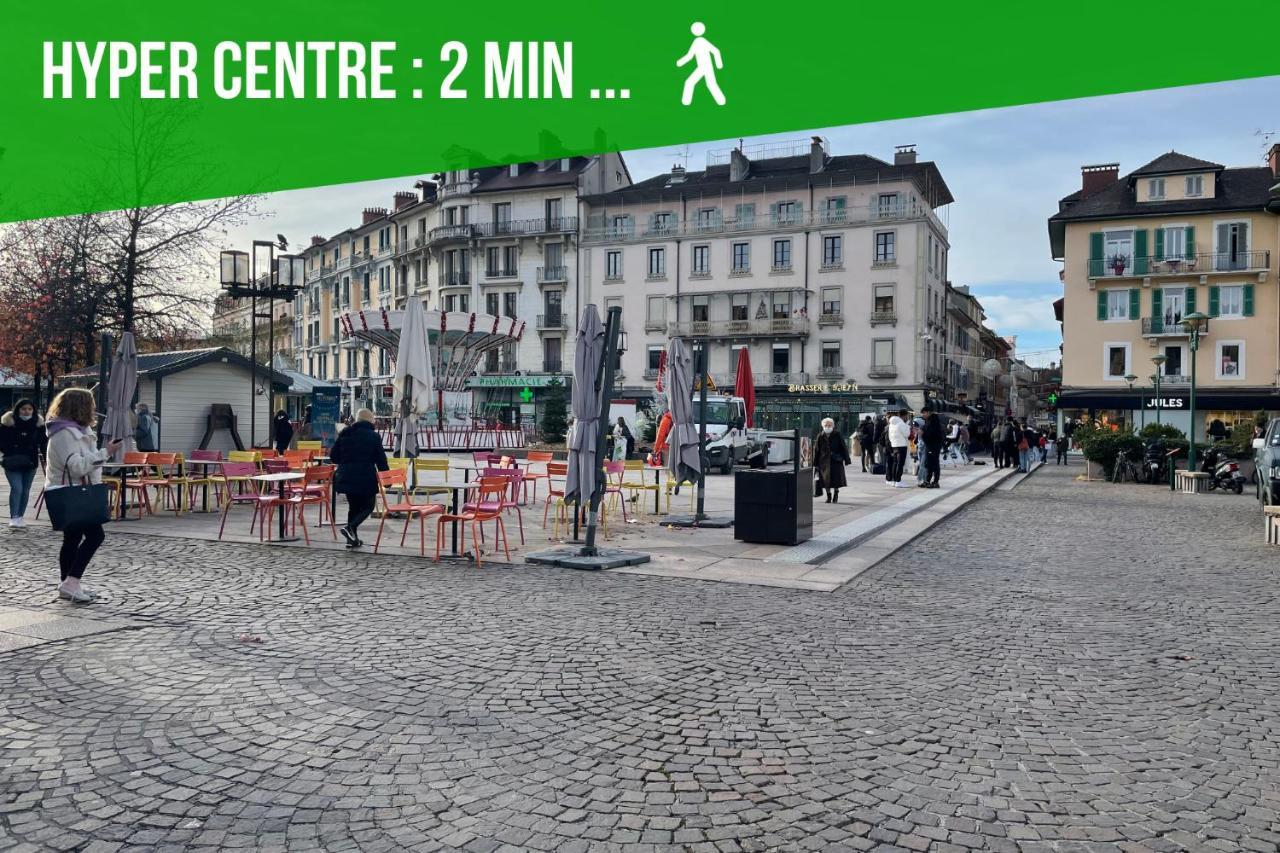 Viva Leman- Hypercentre - Vue Panoramique- Parking - Wifi Apartment Thonon-les-Bains Ngoại thất bức ảnh
