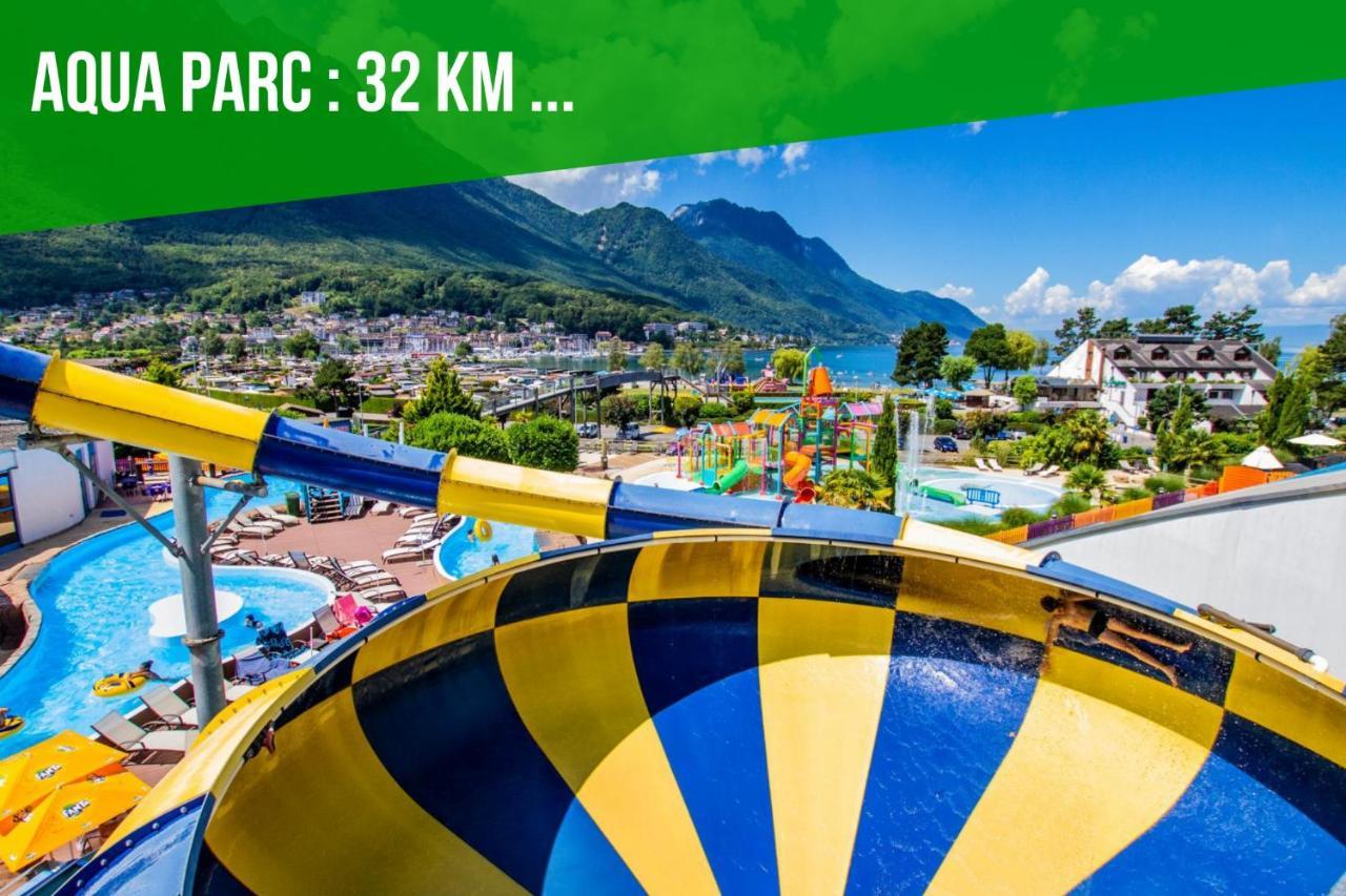 Viva Leman- Hypercentre - Vue Panoramique- Parking - Wifi Apartment Thonon-les-Bains Ngoại thất bức ảnh