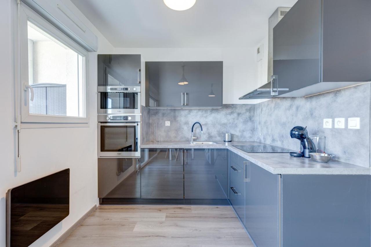 Viva Leman- Hypercentre - Vue Panoramique- Parking - Wifi Apartment Thonon-les-Bains Ngoại thất bức ảnh